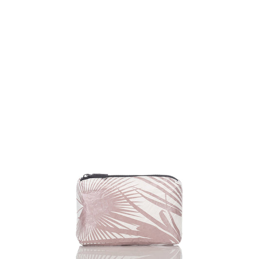 Mini Day Palms Pouch in Rose Gold