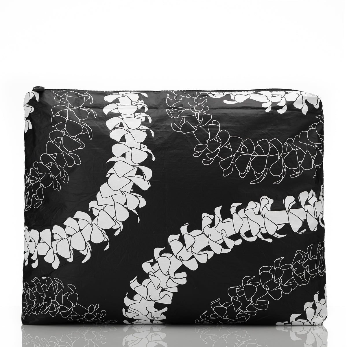 Puakenikeni MAX Pouch in White on Black