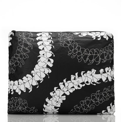 Puakenikeni MAX Pouch in White on Black