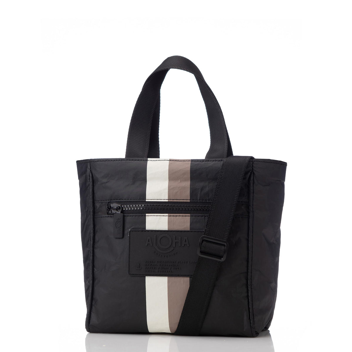 Buy Le Voyageur Caffe on Black Crossbody Bag with Zipper