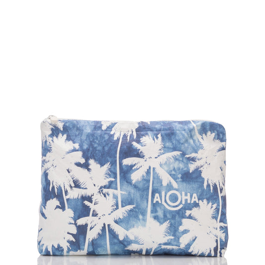 Mid Indigo Coco Palms Pouch