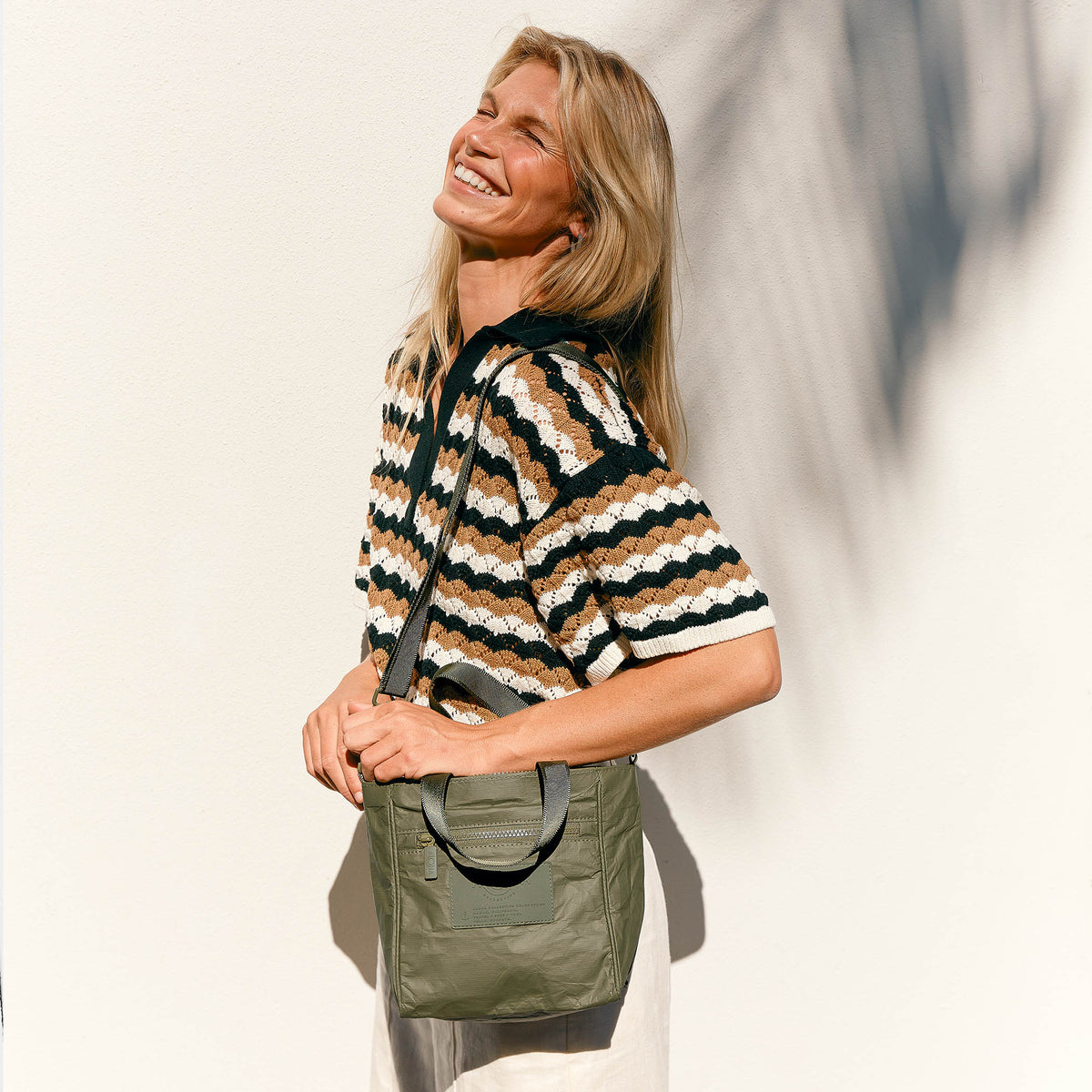 Buy Monochrome Olive Green Crossbody Bag | Lightweight, Splash-Proof®