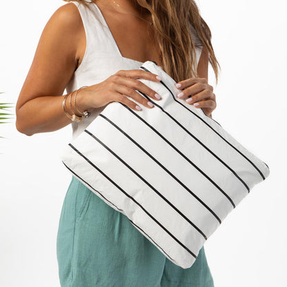 MAX Pinstripe Pouch
