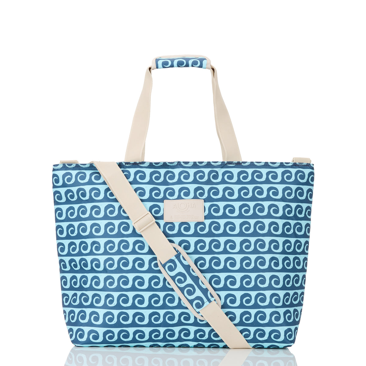 Party Wave Cooler Tote in Splash