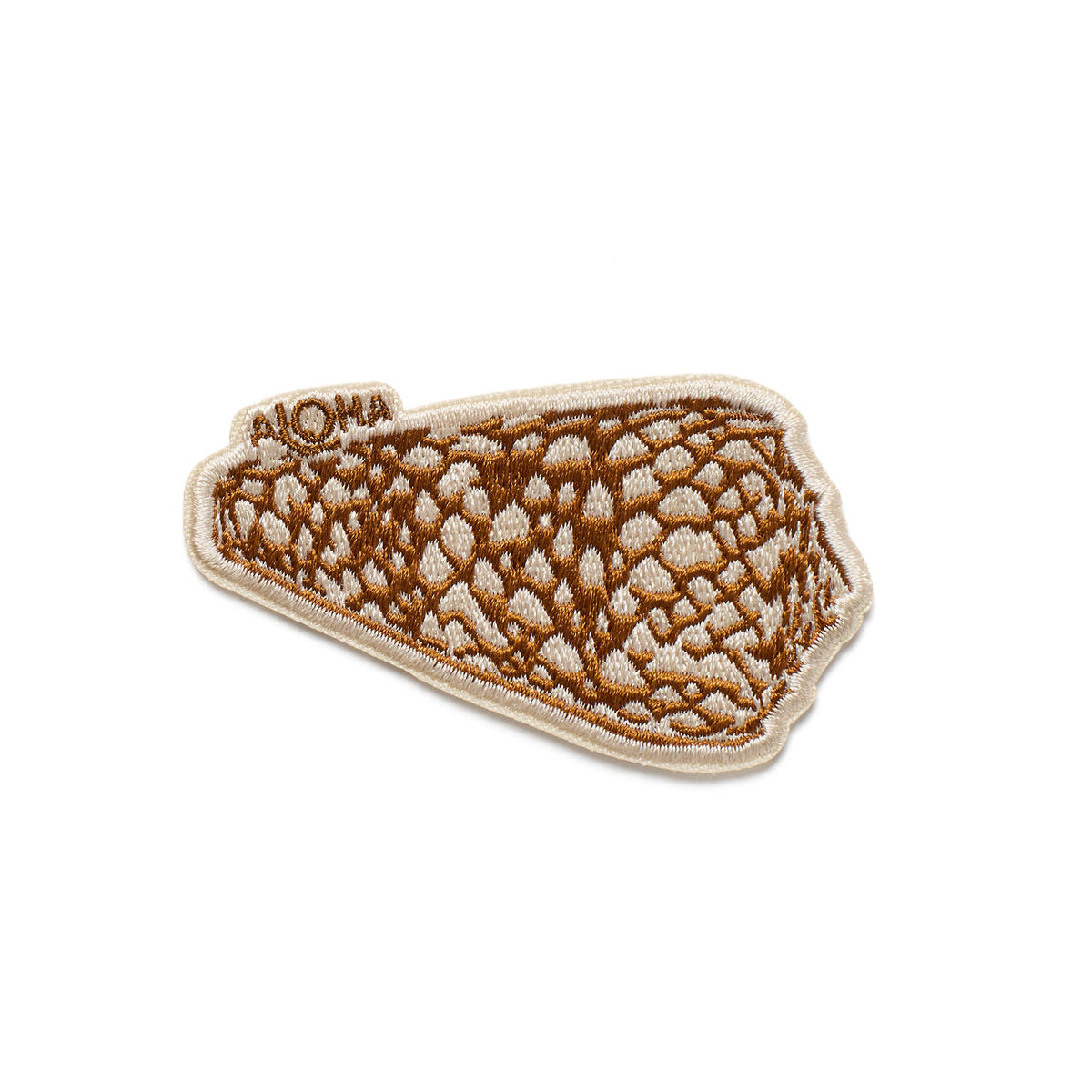 Textile Cone Patch in Toffee