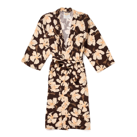 Taha'a Staycation Robe in Chocolate