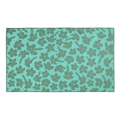 Puakenikeni Buds Beach Towel in Moss
