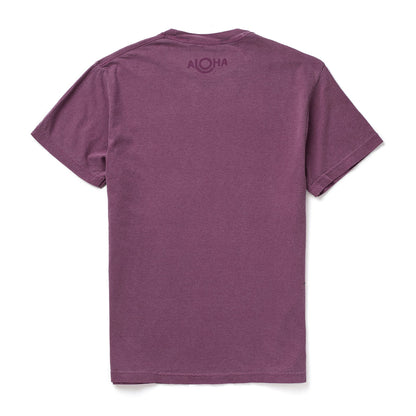 Applique Short Sleeve in Plum