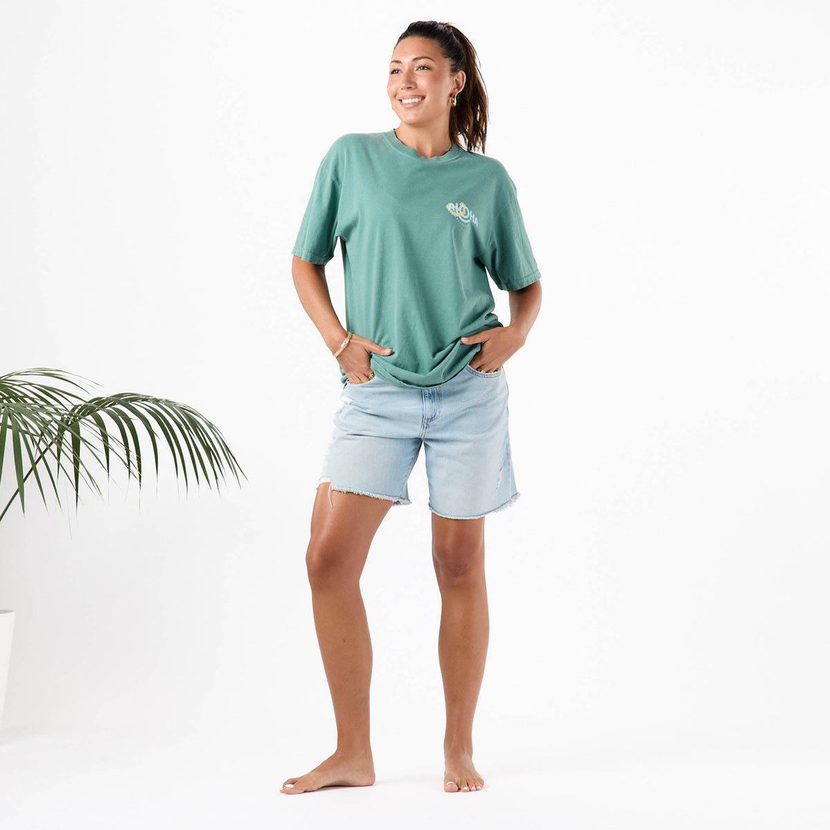 Lei ALOHA Short Sleeve in Vineyard