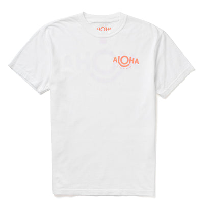 ALOHA Hana Hou Short Sleeve in White