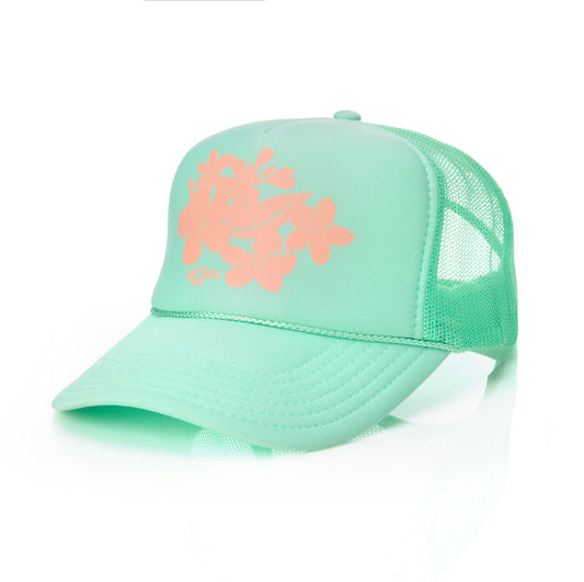 Melia Foam Trucker Hat in Splash