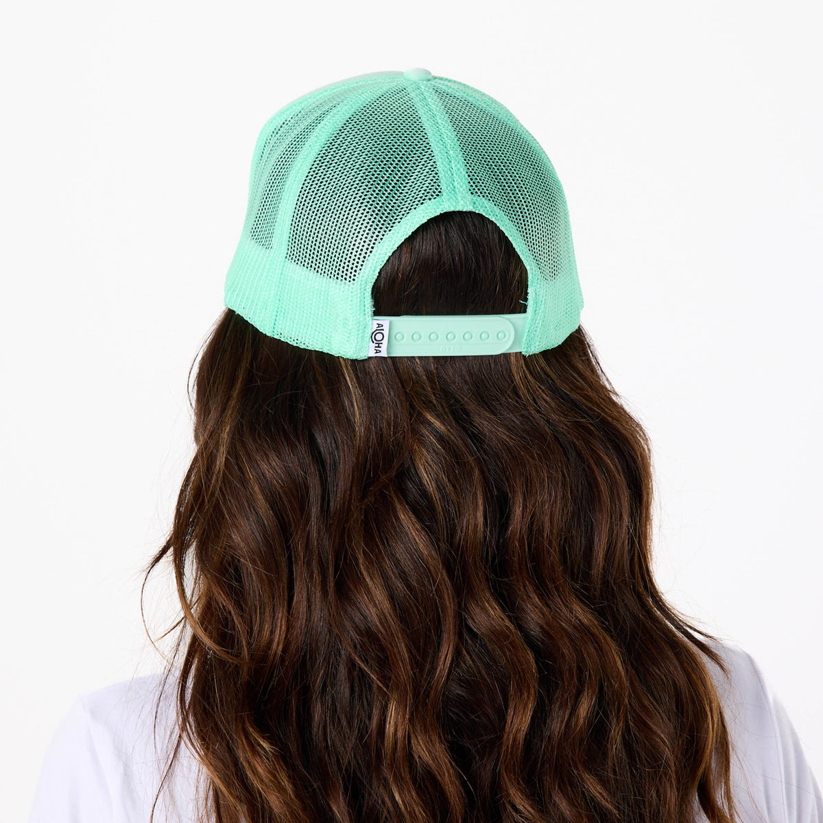 Melia Foam Trucker Hat in Splash