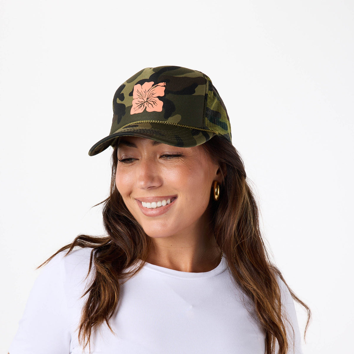 Punahele Foam Trucker Hat in Camo