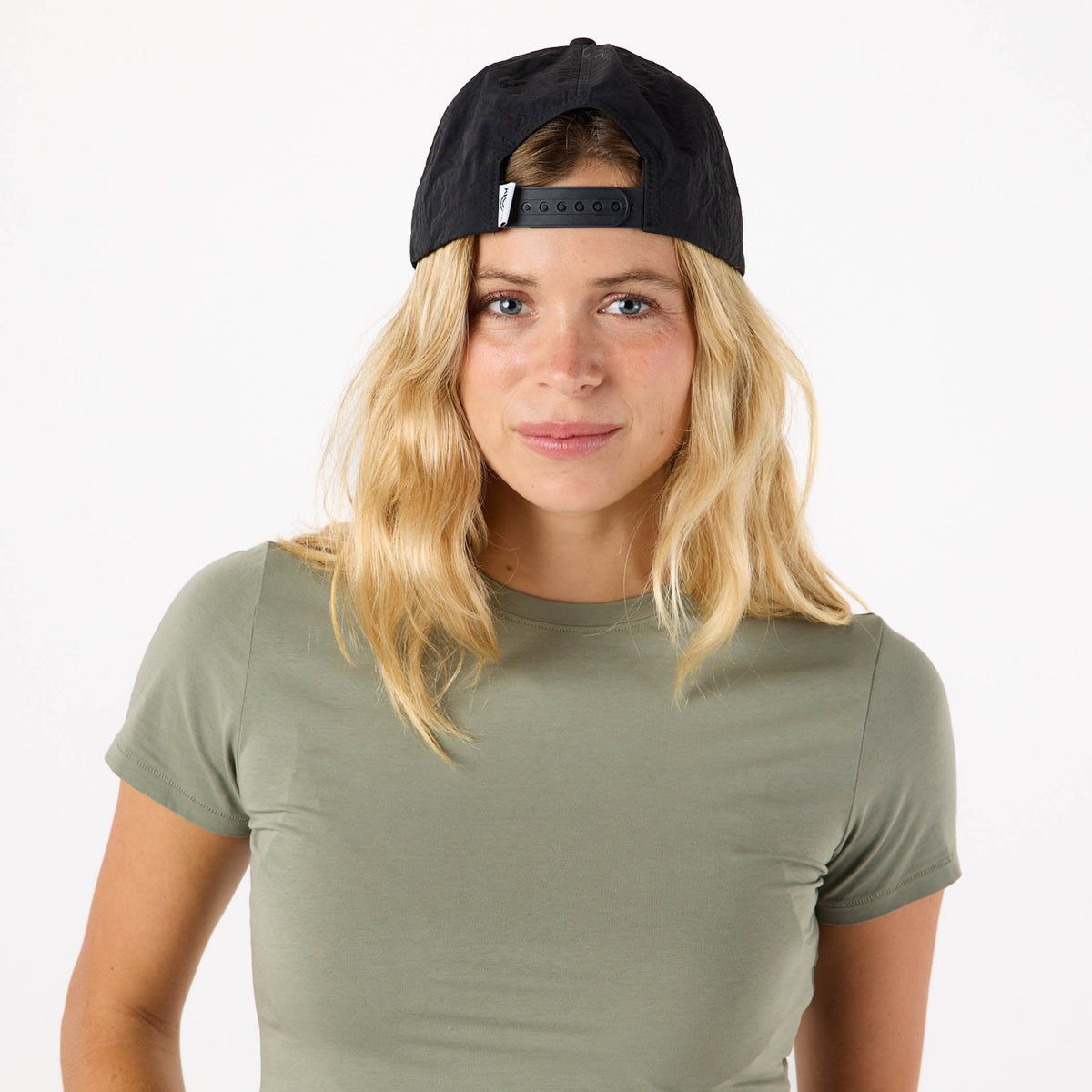ALOHA 5 Panel Hat in Black