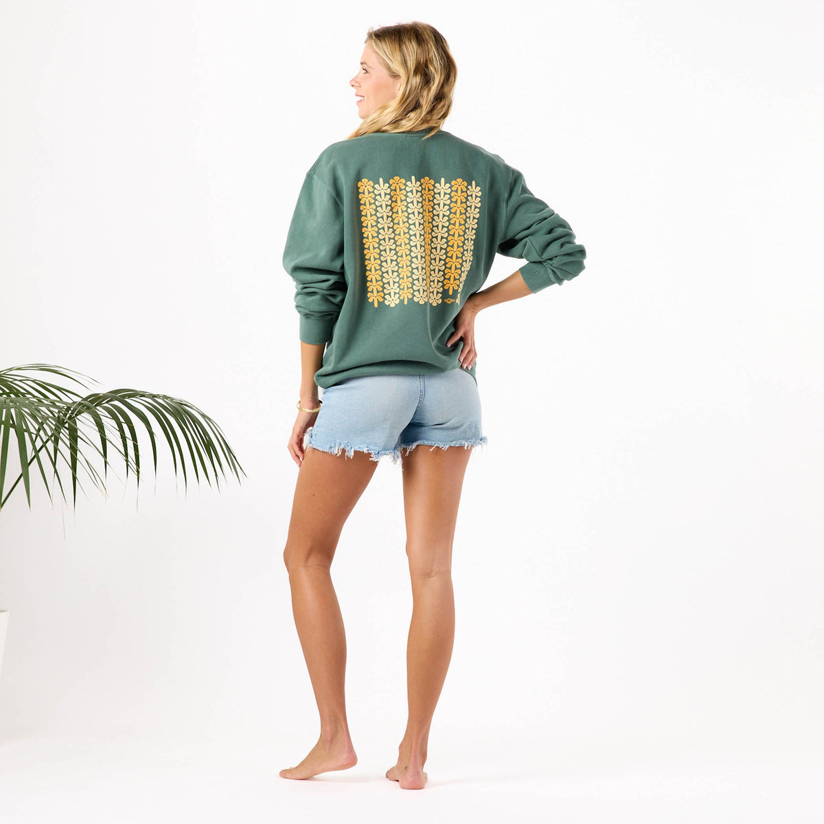Pualii Fleece Crew in Alpine