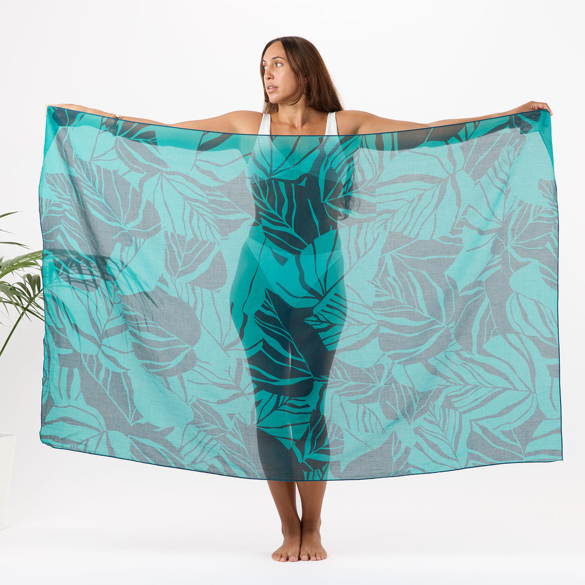 Haunani Pareo in Dark Teal