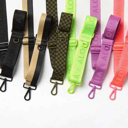Petite Check Strap in Olive