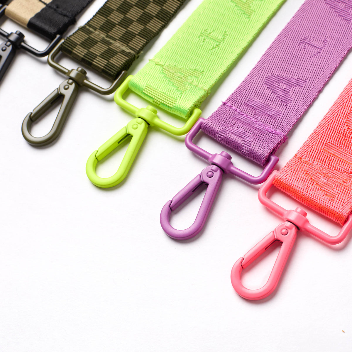 Petite Check Strap in Olive