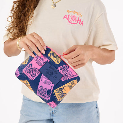 Summertime Small Pouch in POG on Navy