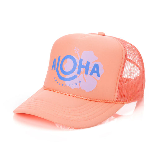 Foam Trucker Hat | ALOHA Hibiscus