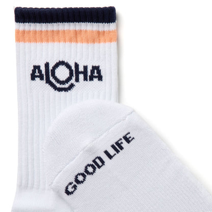 Crew Socks | ALOHA Stripes